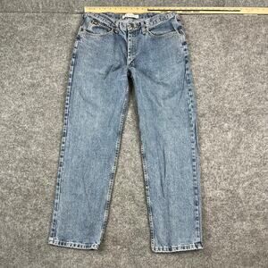 Lee Jeans Mens Size 36x32 Blue Relaxed Fit Straight Leg Denim Classic Casual
